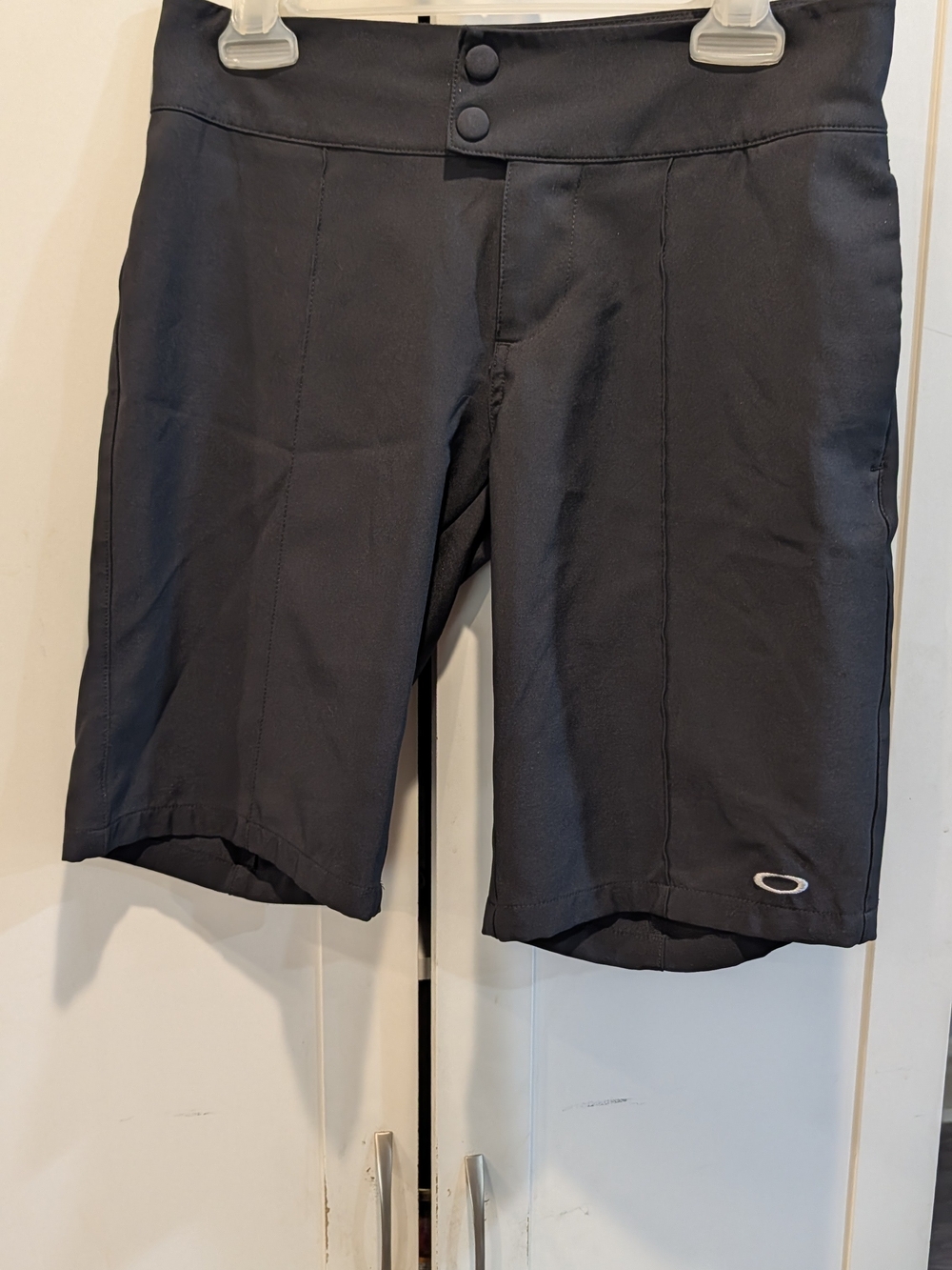 Oakley Black Women's Athletic Shorts with Subtle Logo